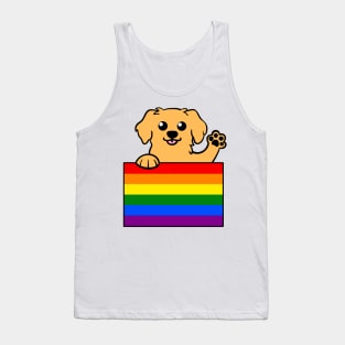 Love is Love Puppy - Golden v2 Tank Top